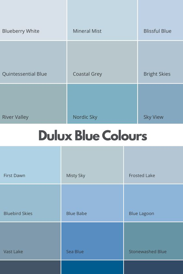 bảng màu sơn xanh dulux