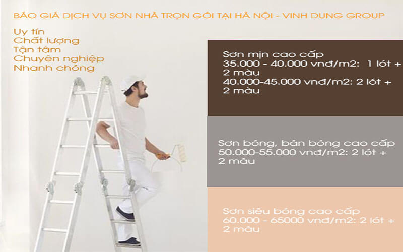 báo giá sơn nước trọn gói