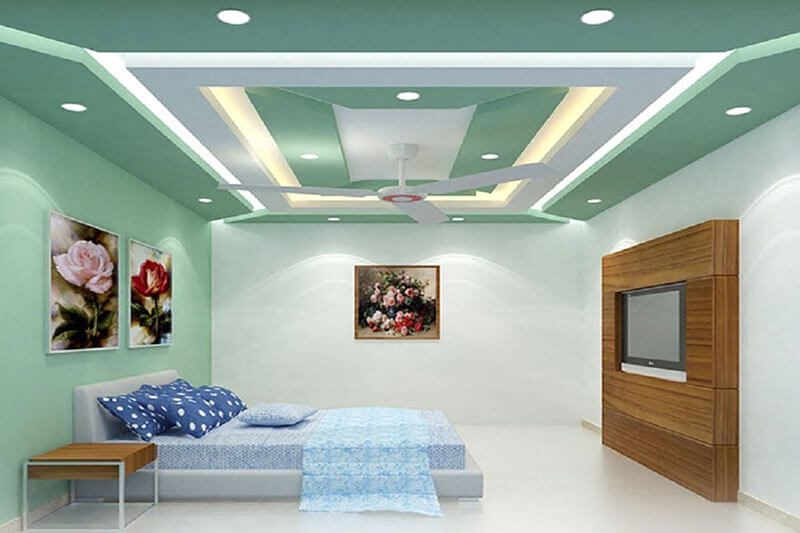 sơn trần thạch cao đẹp