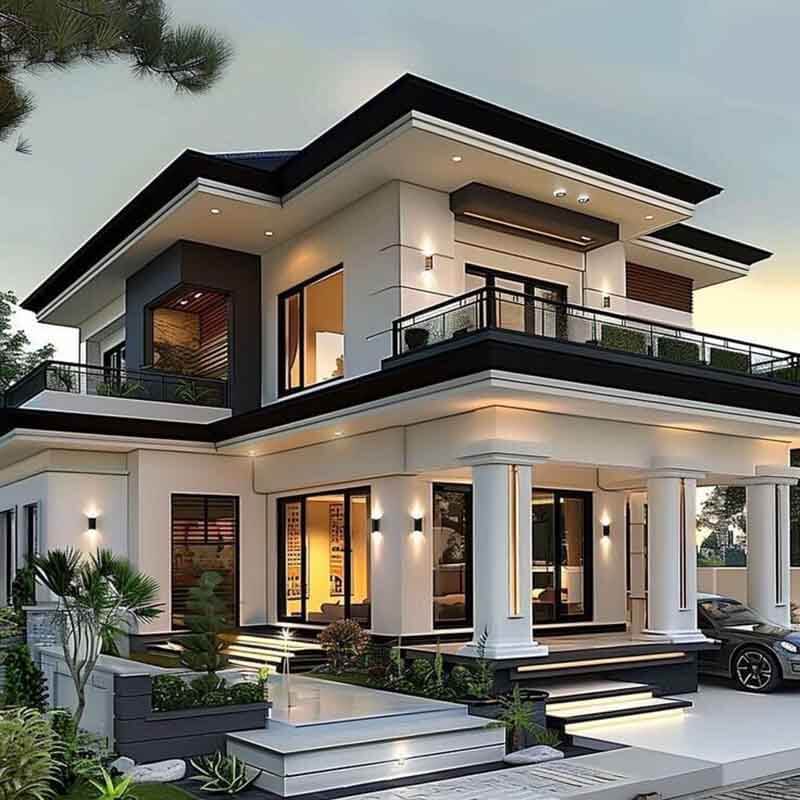 xu hướng thiết kế sử dụng sơn bóng mờ hiện nay